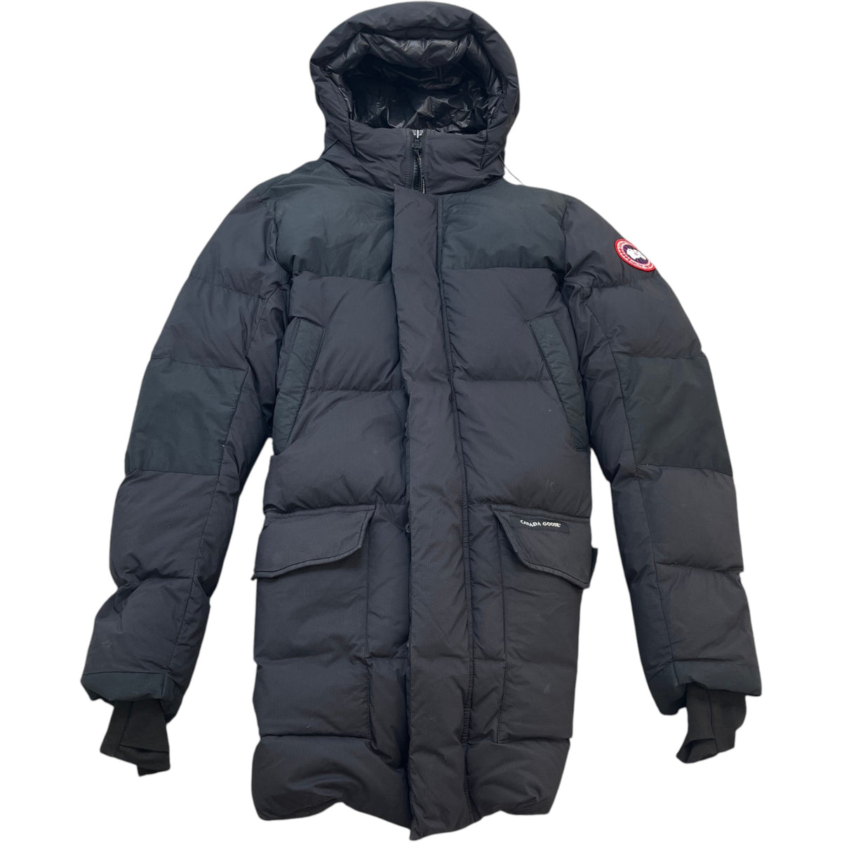 Men's Armstrong Parka Down Jacket Black Size L - Photo 1