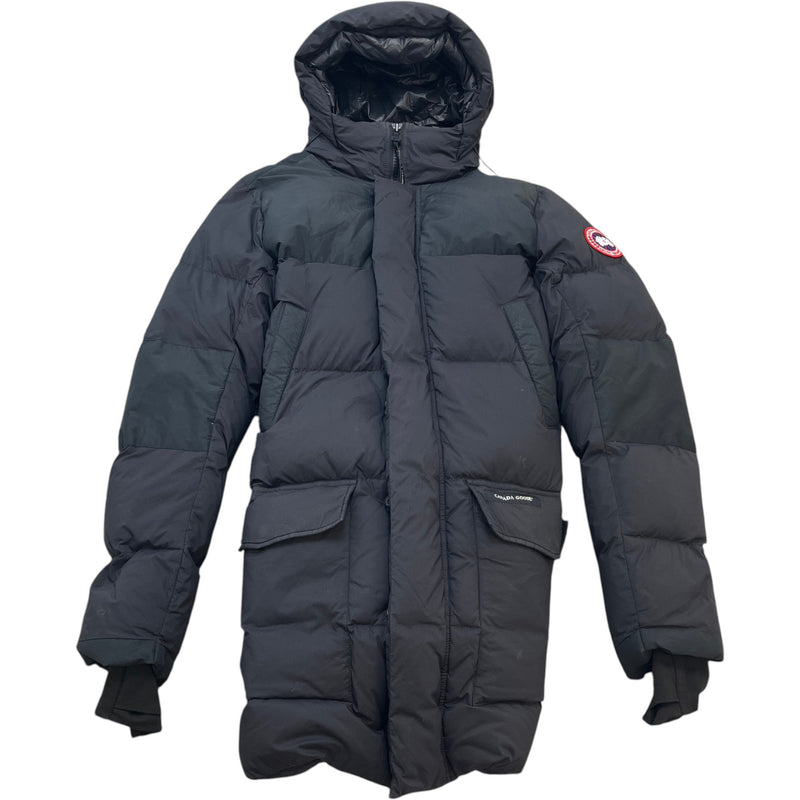 Men's Armstrong Parka Down Jacket Black Size L