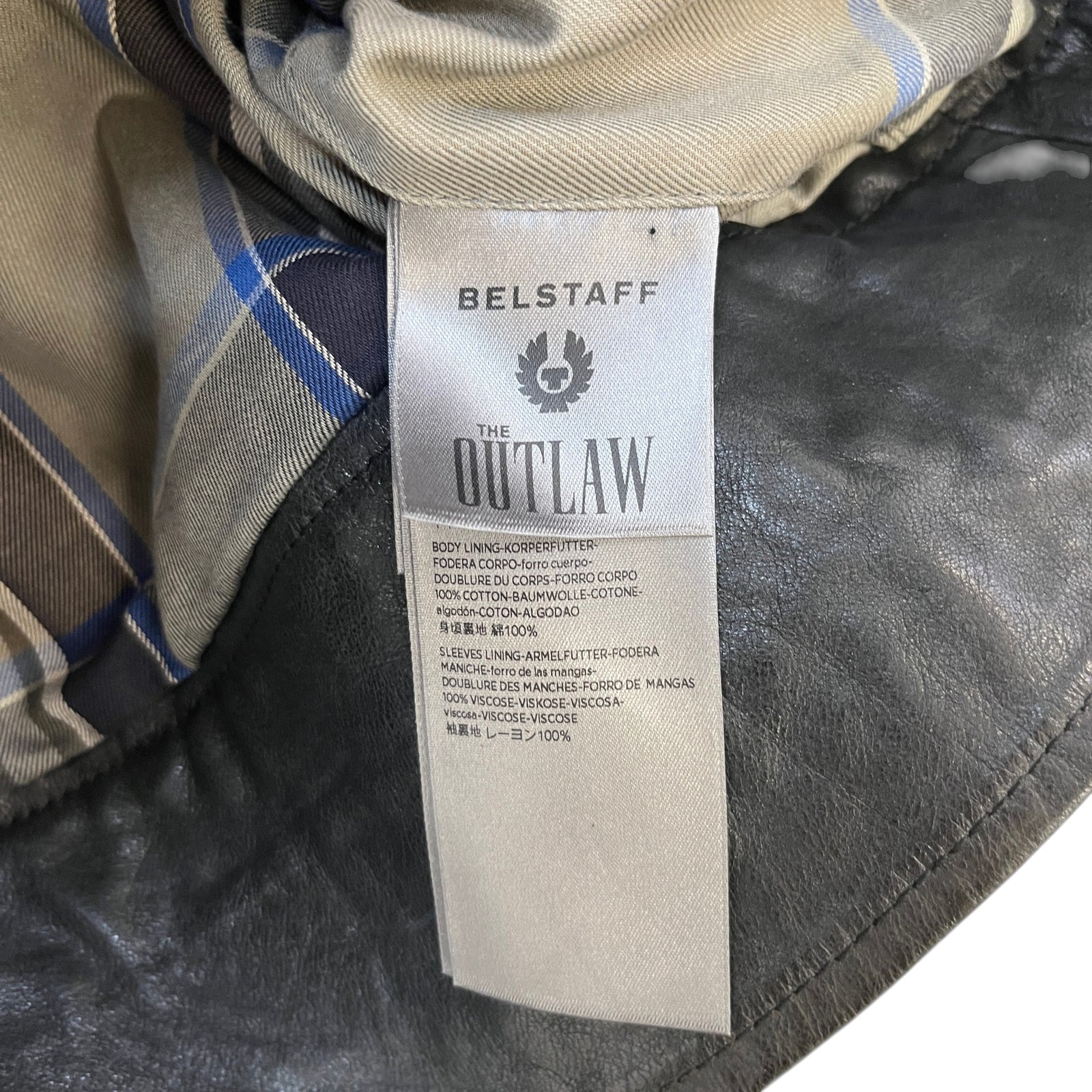 Men's Outlaw Biker Down Jacket Black Size L - Photo 6
