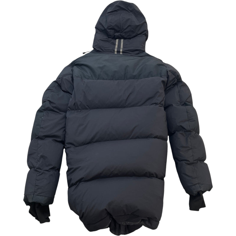 Men's Armstrong Parka Down Jacket Black Size L