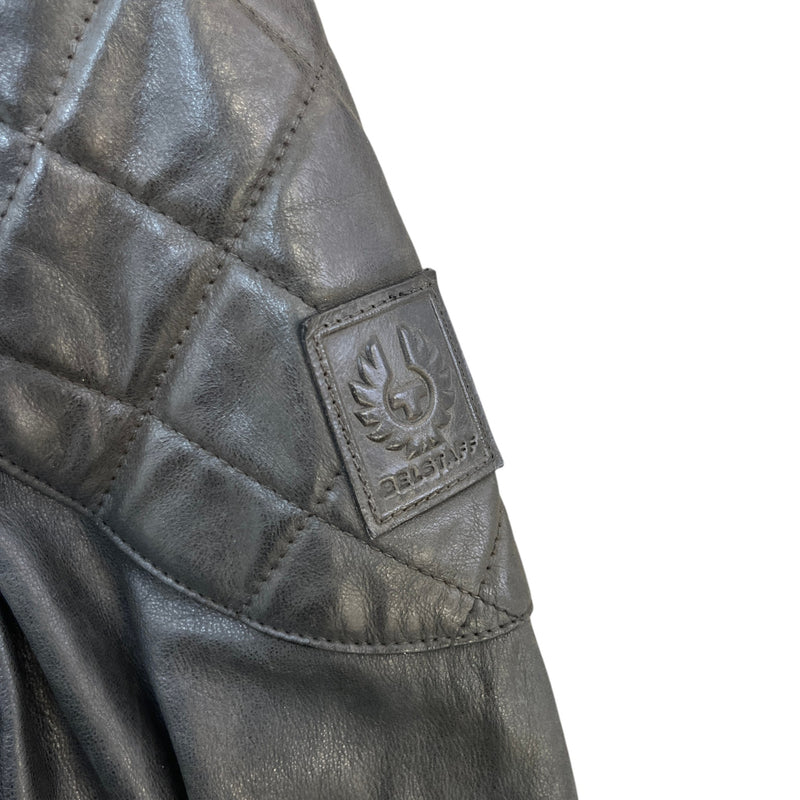 Men's Outlaw Biker Down Jacket Black Size L