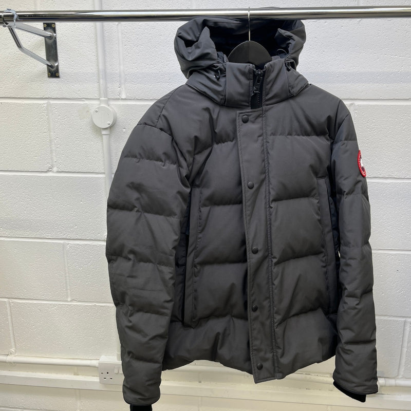 Men's Wyndham Parka Down Jacket Charcoal Size L