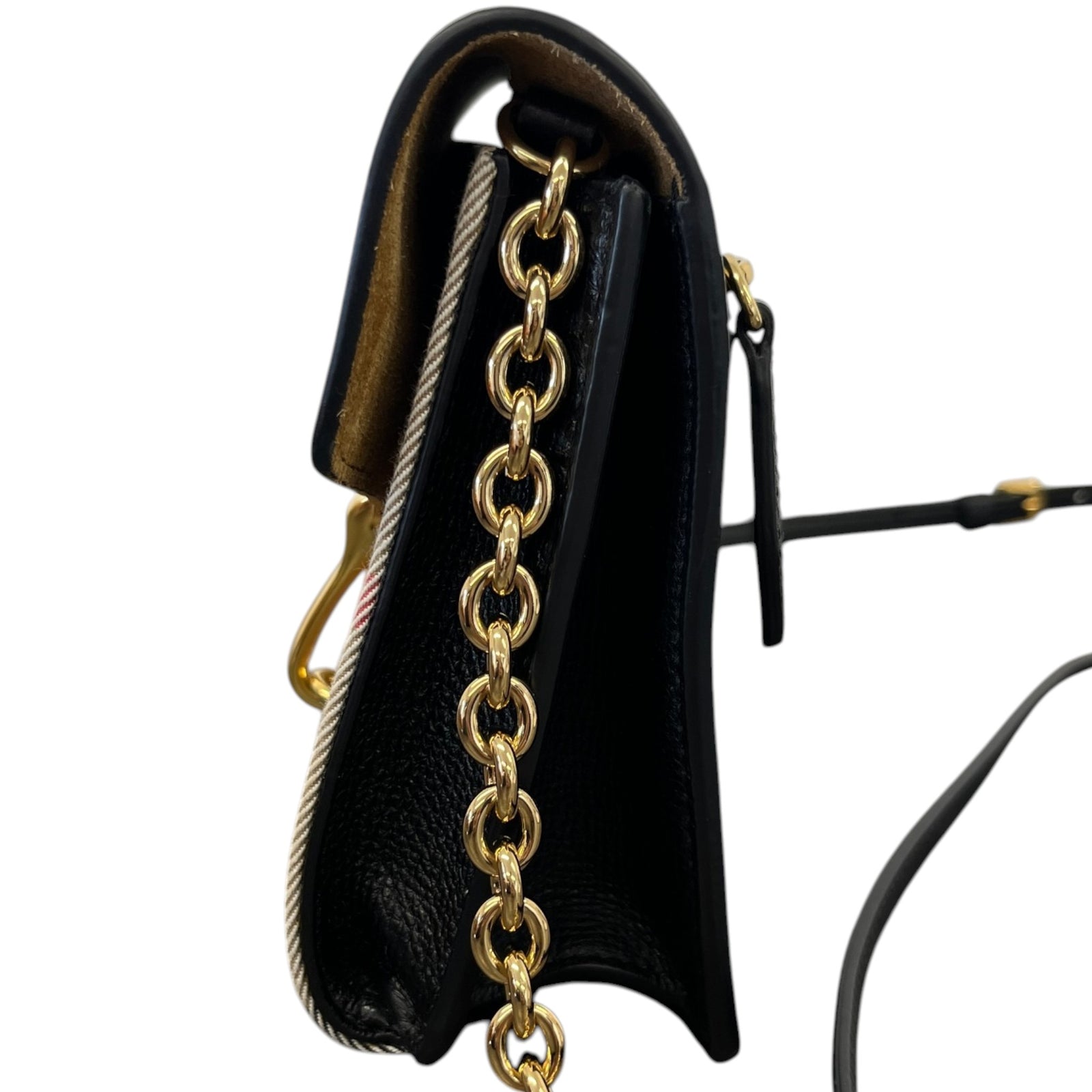 Women's Check Macken Crossbody Bag Black - Photo 7