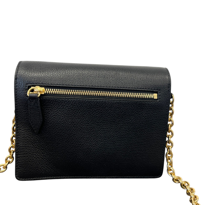 Women's Check Macken Crossbody Bag Black