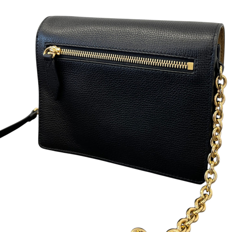 Women's Check Macken Crossbody Bag Black