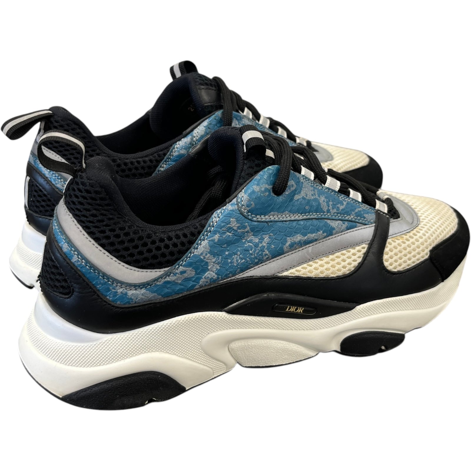 Men's B22 Phyton Low Trainers Black Size EU 45 / UK 11 - Photo 8