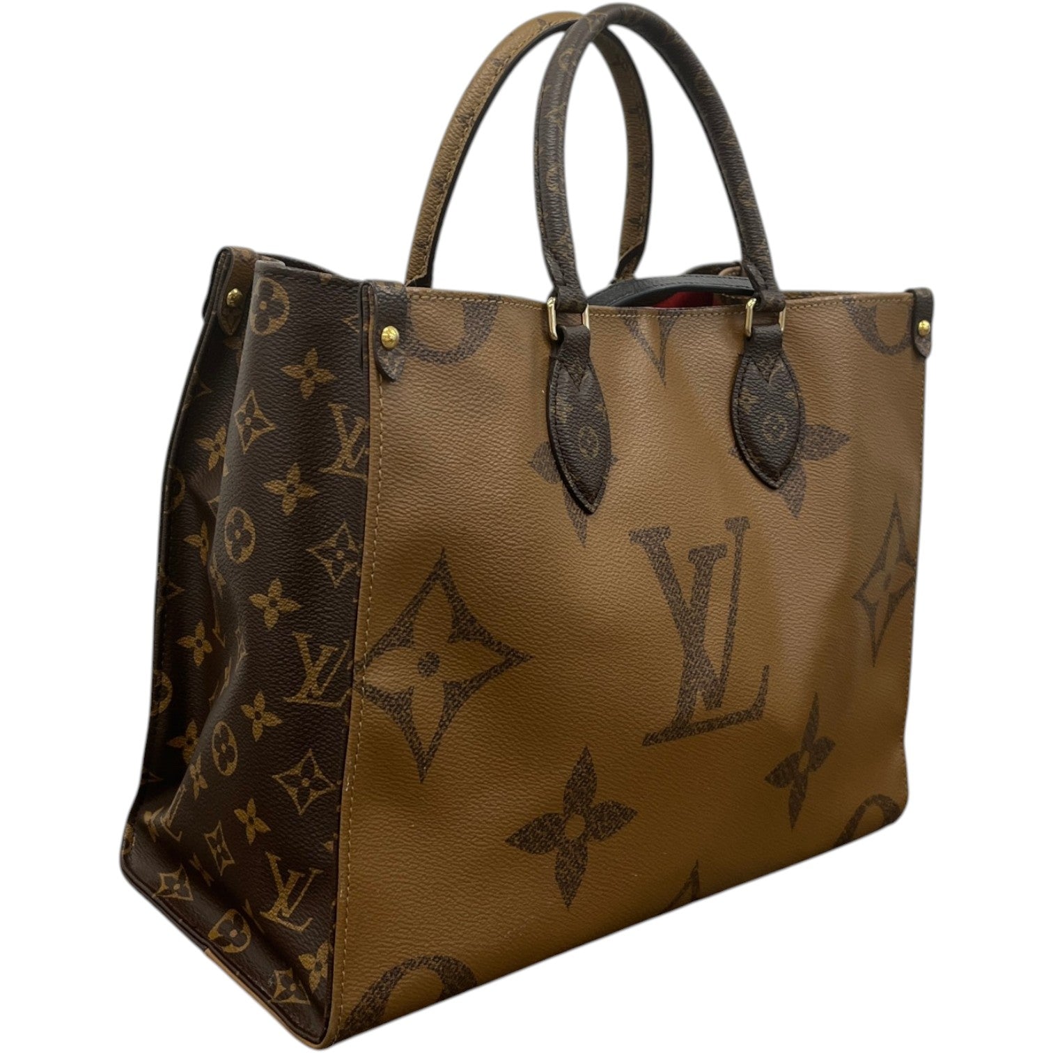 Women's Monogram Onthego Mm Bag Brown - Photo 4