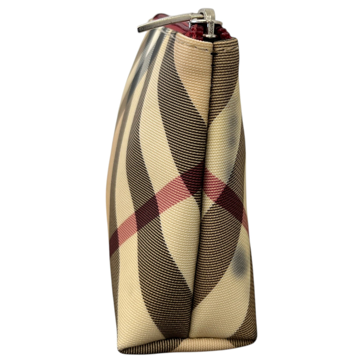 Women's Checkered Toiletry Bag Beige - Photo 6