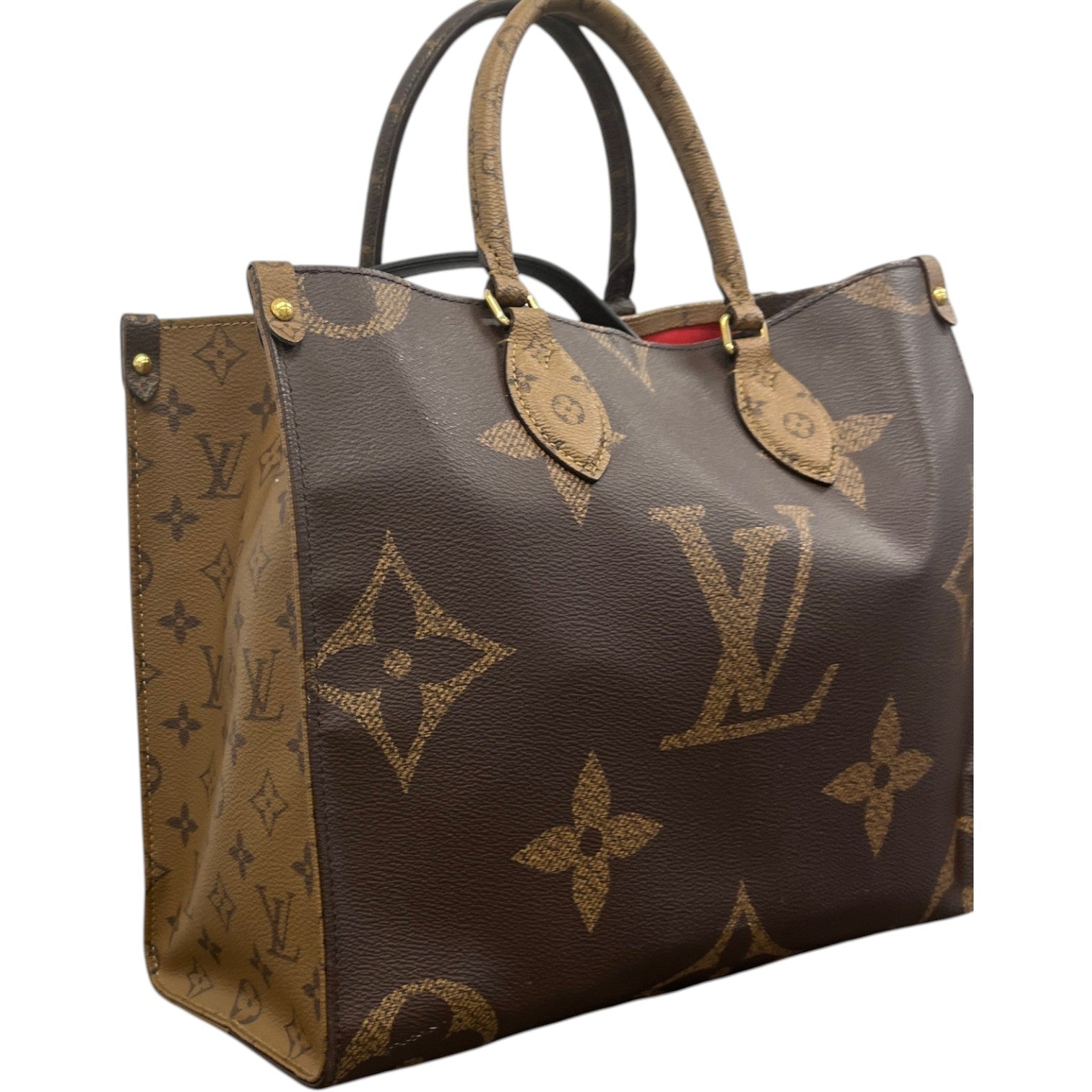 Women's Monogram Onthego Mm Bag Brown - Photo 8