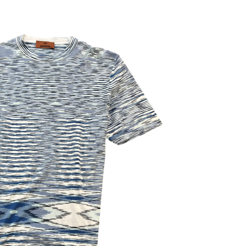 Men's Space-Dyed T-Shirt Blue Size S