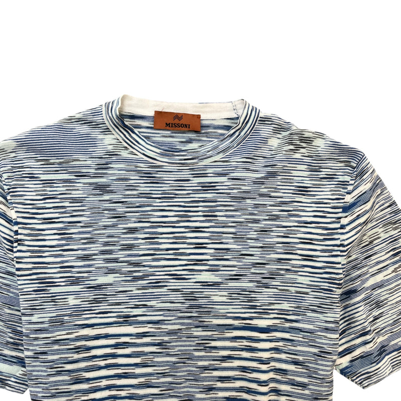 Men's Space-Dyed T-Shirt Blue Size S