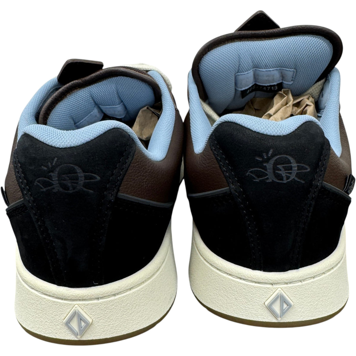 Men's B713 Cactus Jack Low Trainers Brown Size UK 8 / EU 42 - Photo 9