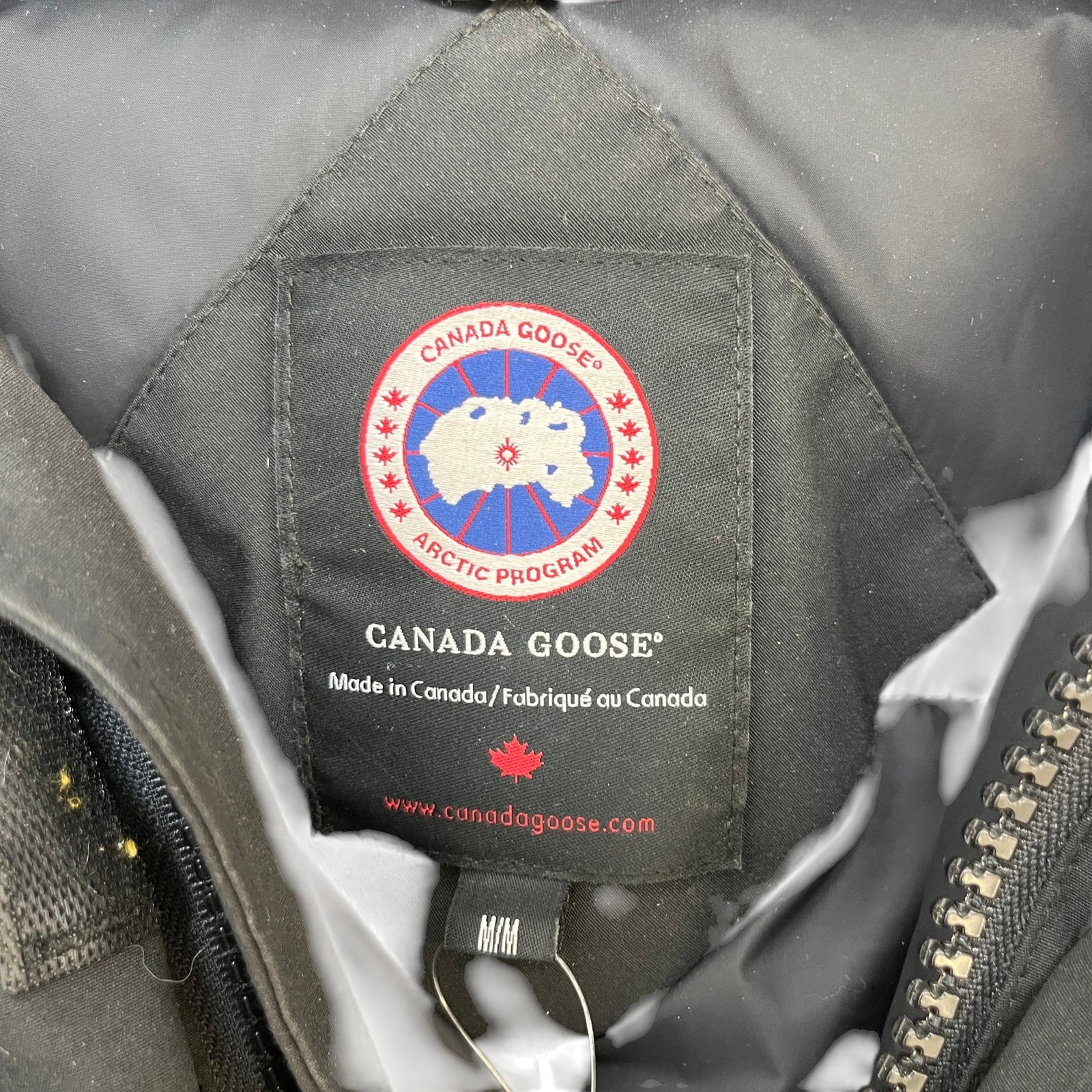 Men's Langford Parka Down Jacket Black Size M - Photo 5