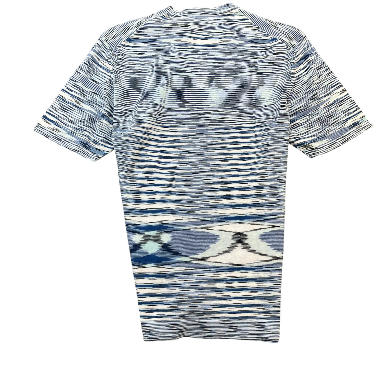 Men's Space-Dyed T-Shirt Blue Size S - Photo 2
