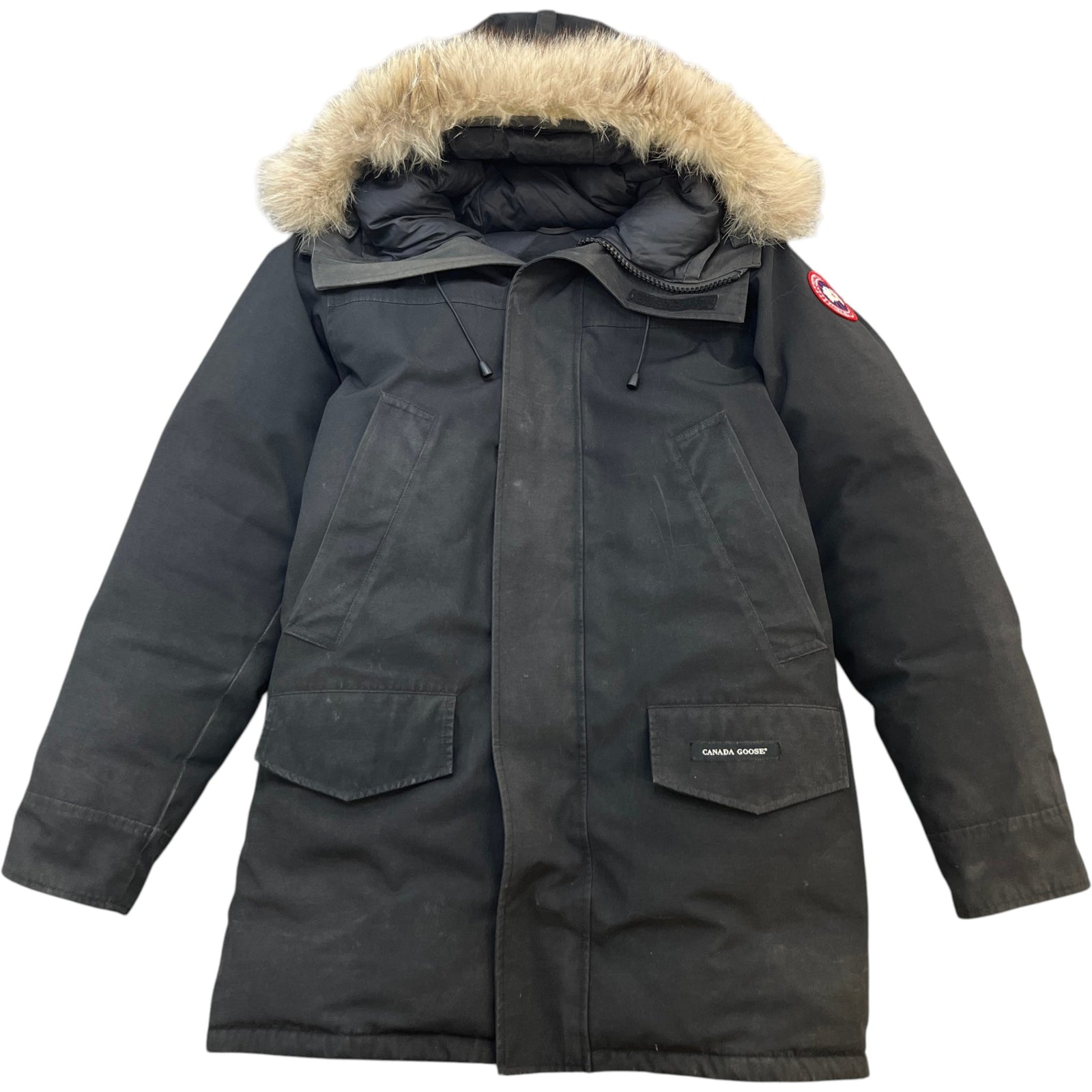 Men's Langford Parka Down Jacket Black Size M - Photo 1