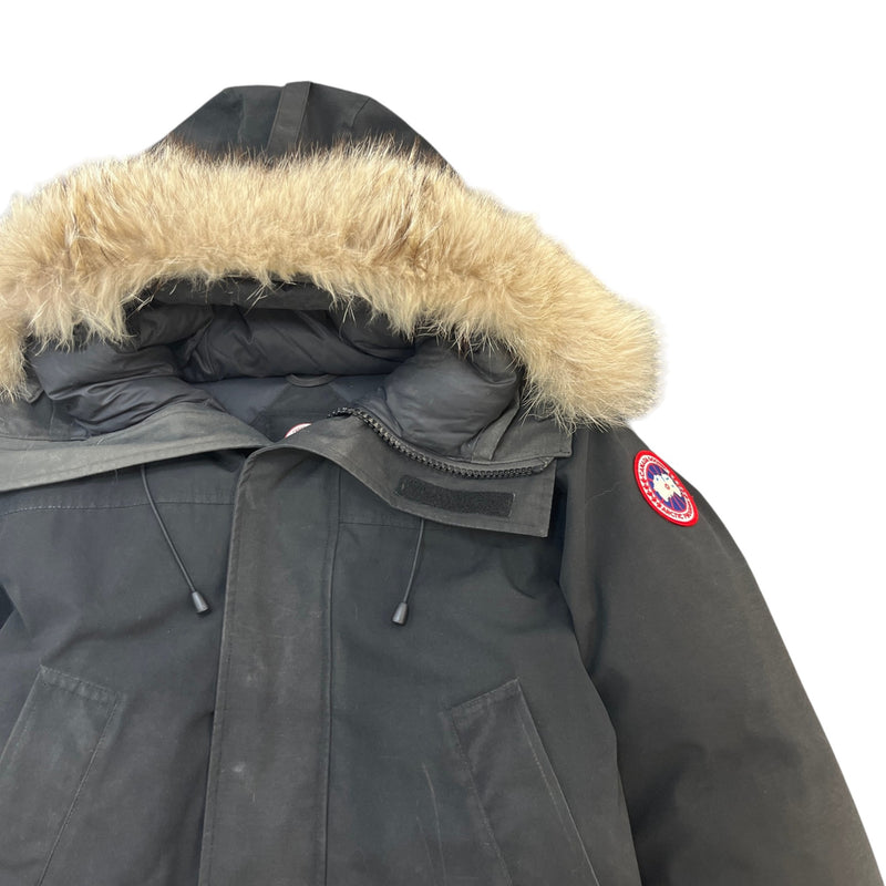 Men's Langford Parka Down Jacket Black Size M
