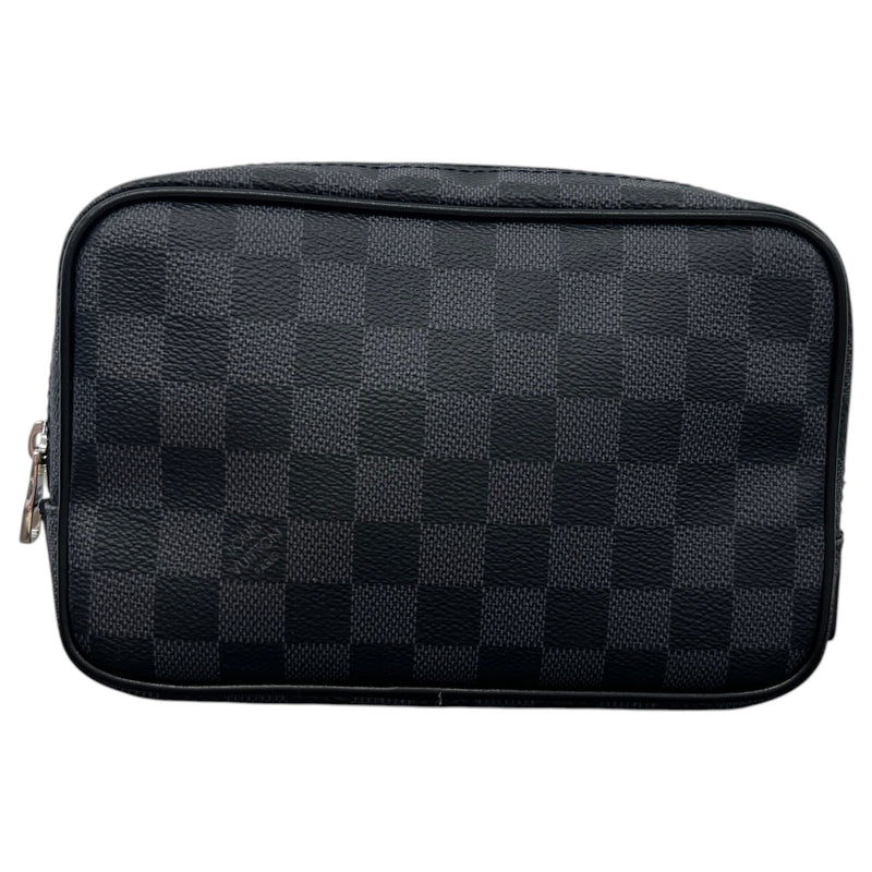 Men's Damier Graphite Toiletry PM Pouch Black