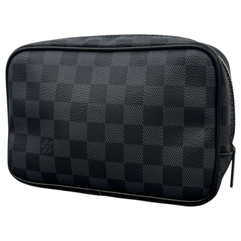 Men's Damier Graphite Toiletry PM Pouch Black