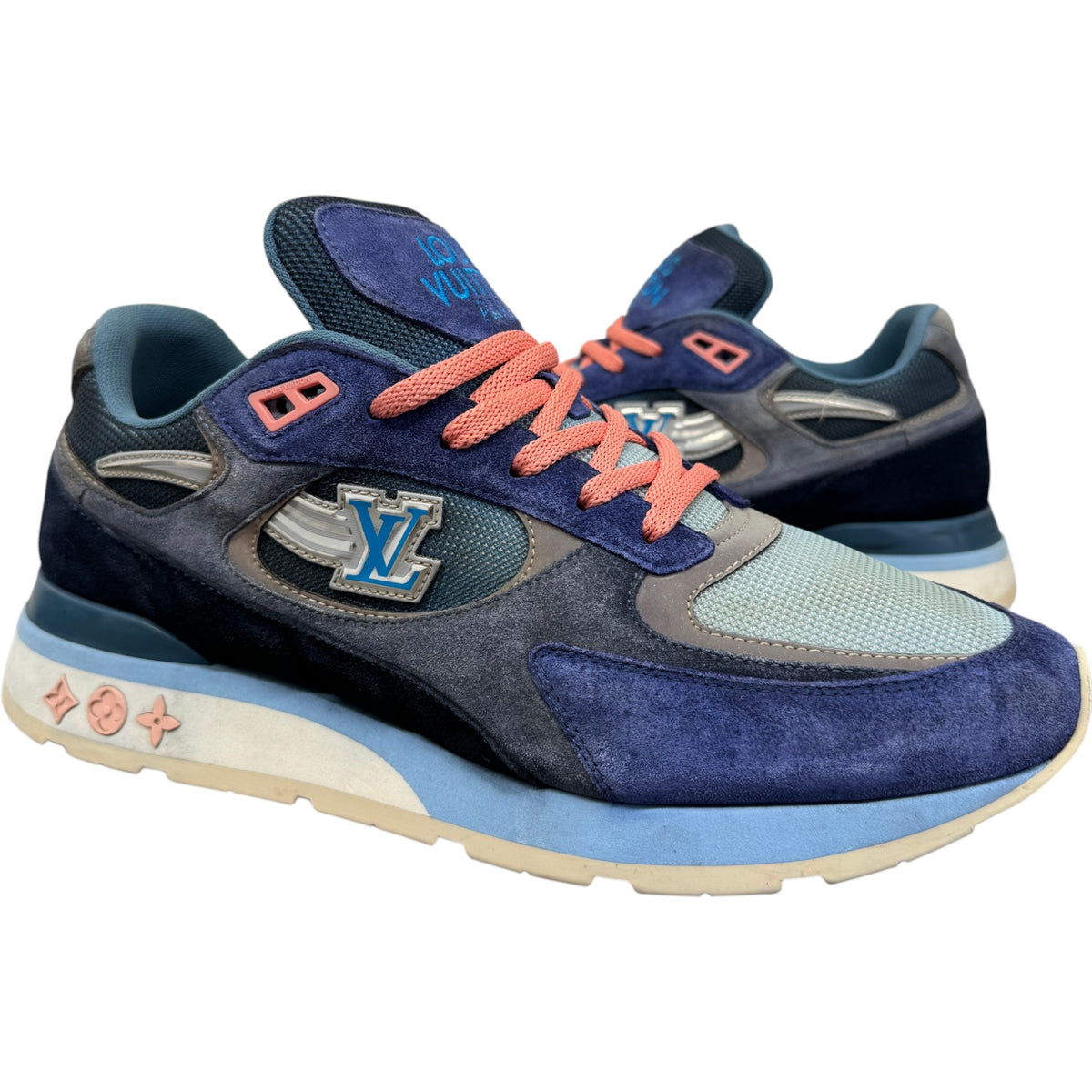Men's Run Away Low Trainers Blue Size UK 9 / EU 43 - Photo 3