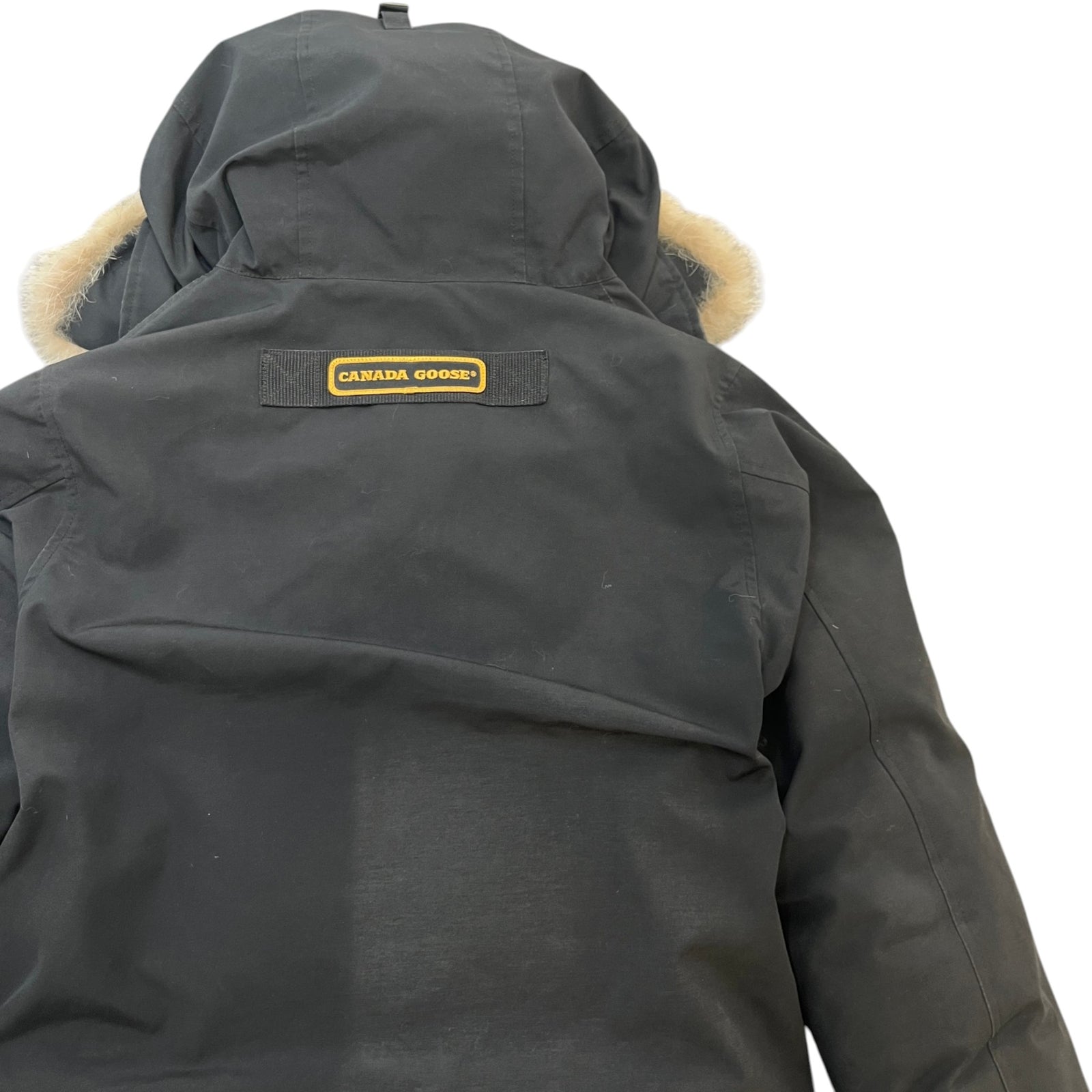 Men's Langford Parka Down Jacket Black Size M - Photo 4