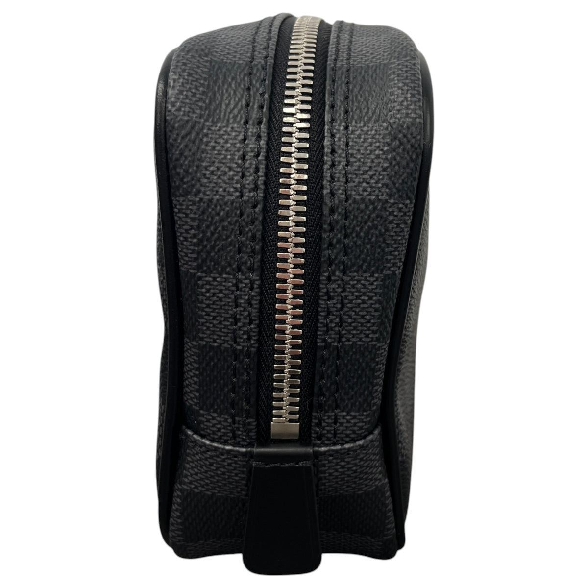 Men's Damier Graphite Toiletry PM Pouch Black - Photo 5