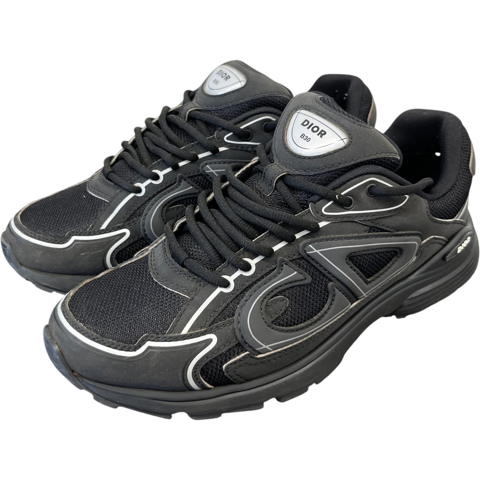 Men's B30 Low Trainers Black Size EU 42.5 / UK 8.5 - Photo 9