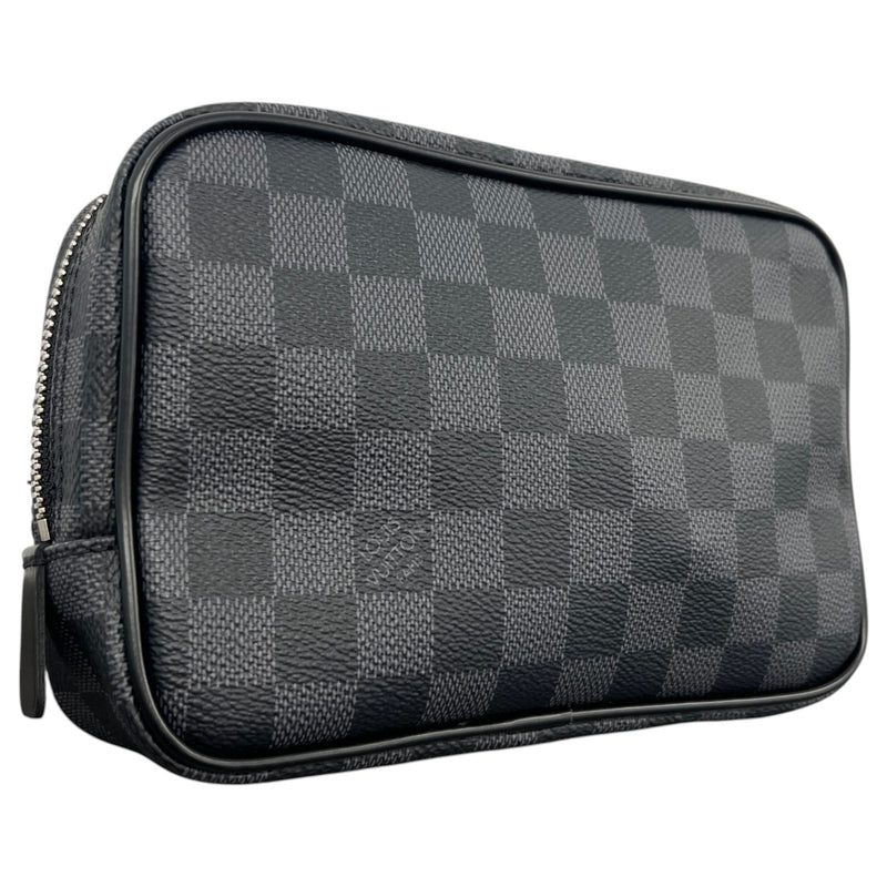 Men's Damier Graphite Toiletry PM Pouch Black