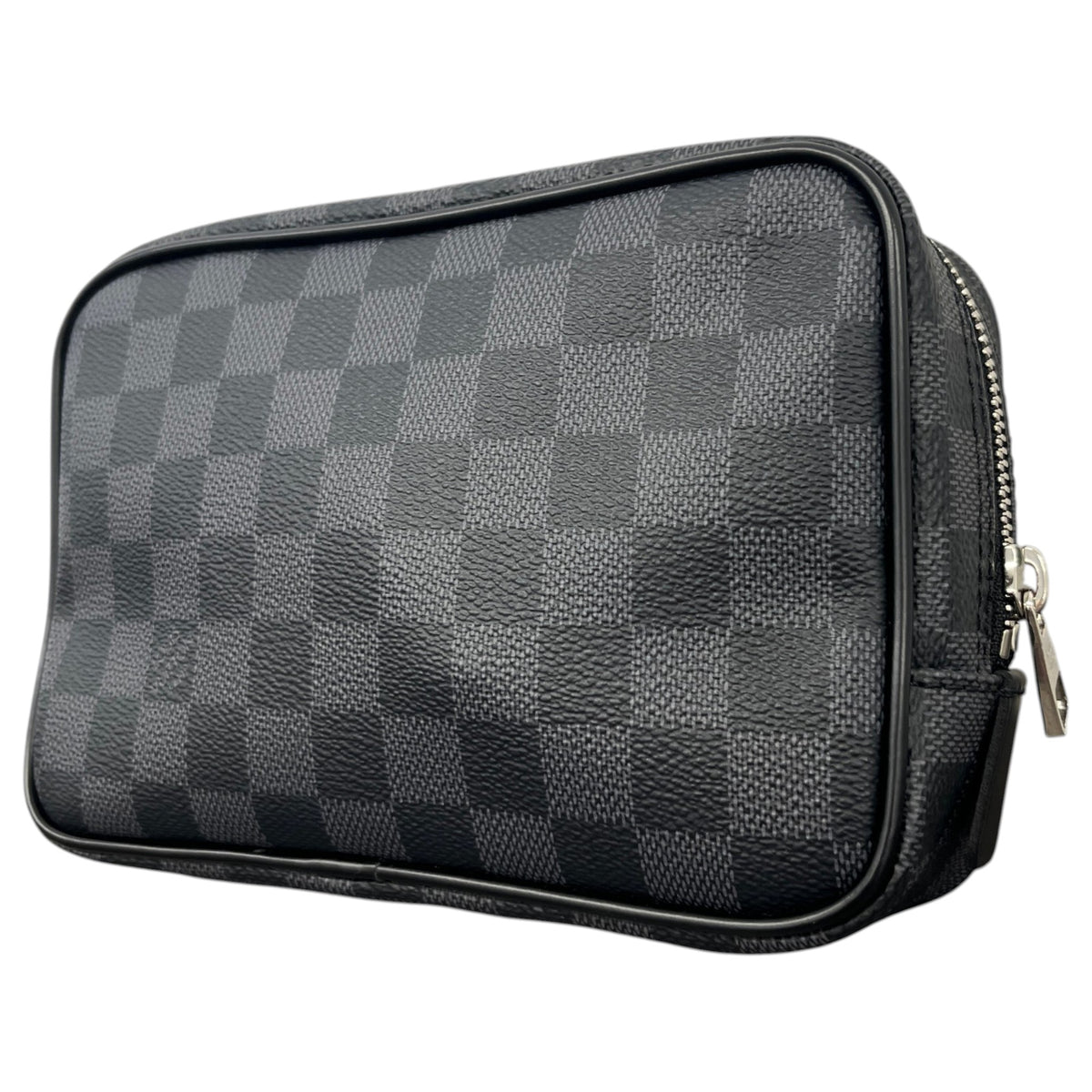 Men's Damier Graphite Toiletry PM Pouch Black - Photo 8