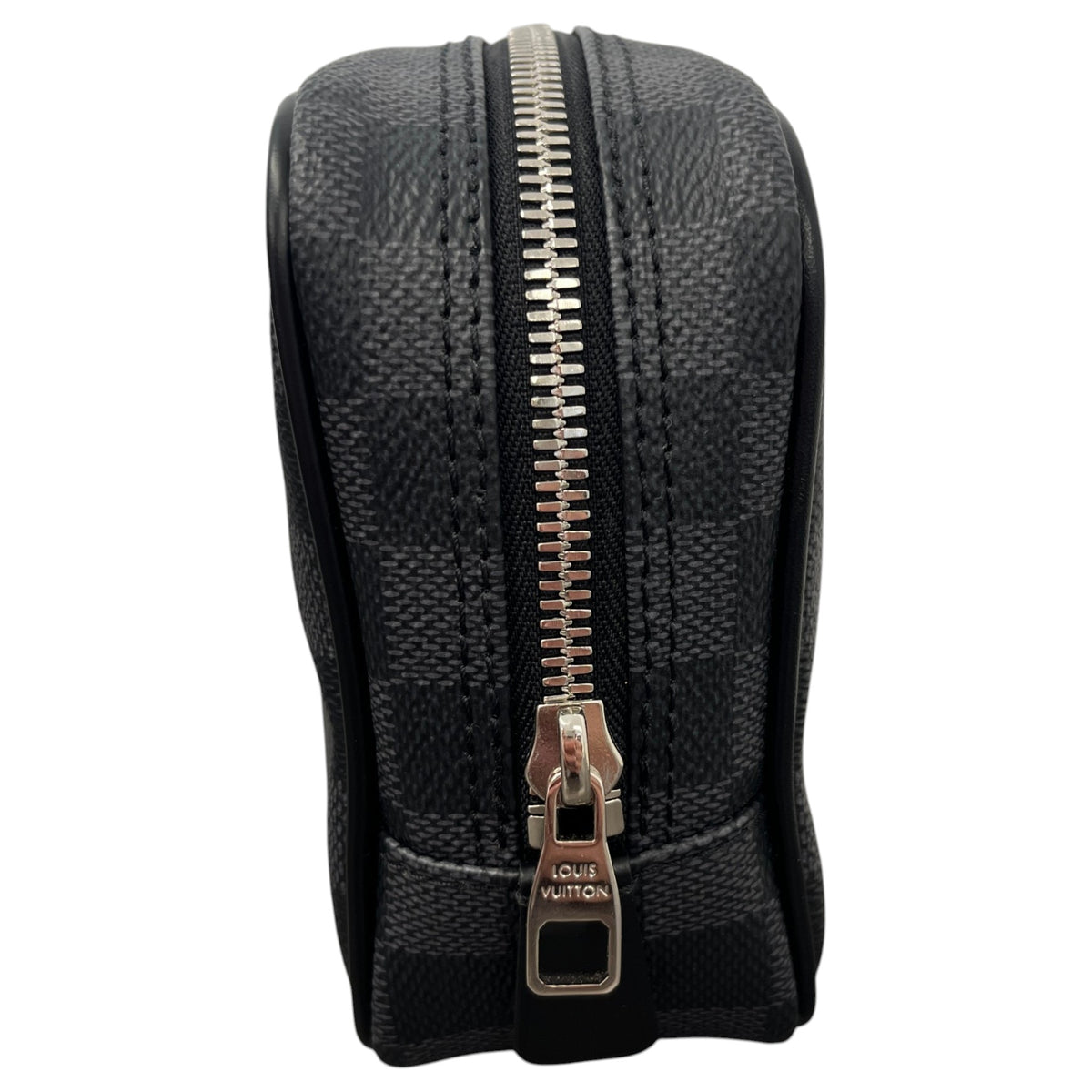 Men's Damier Graphite Toiletry PM Pouch Black - Photo 6