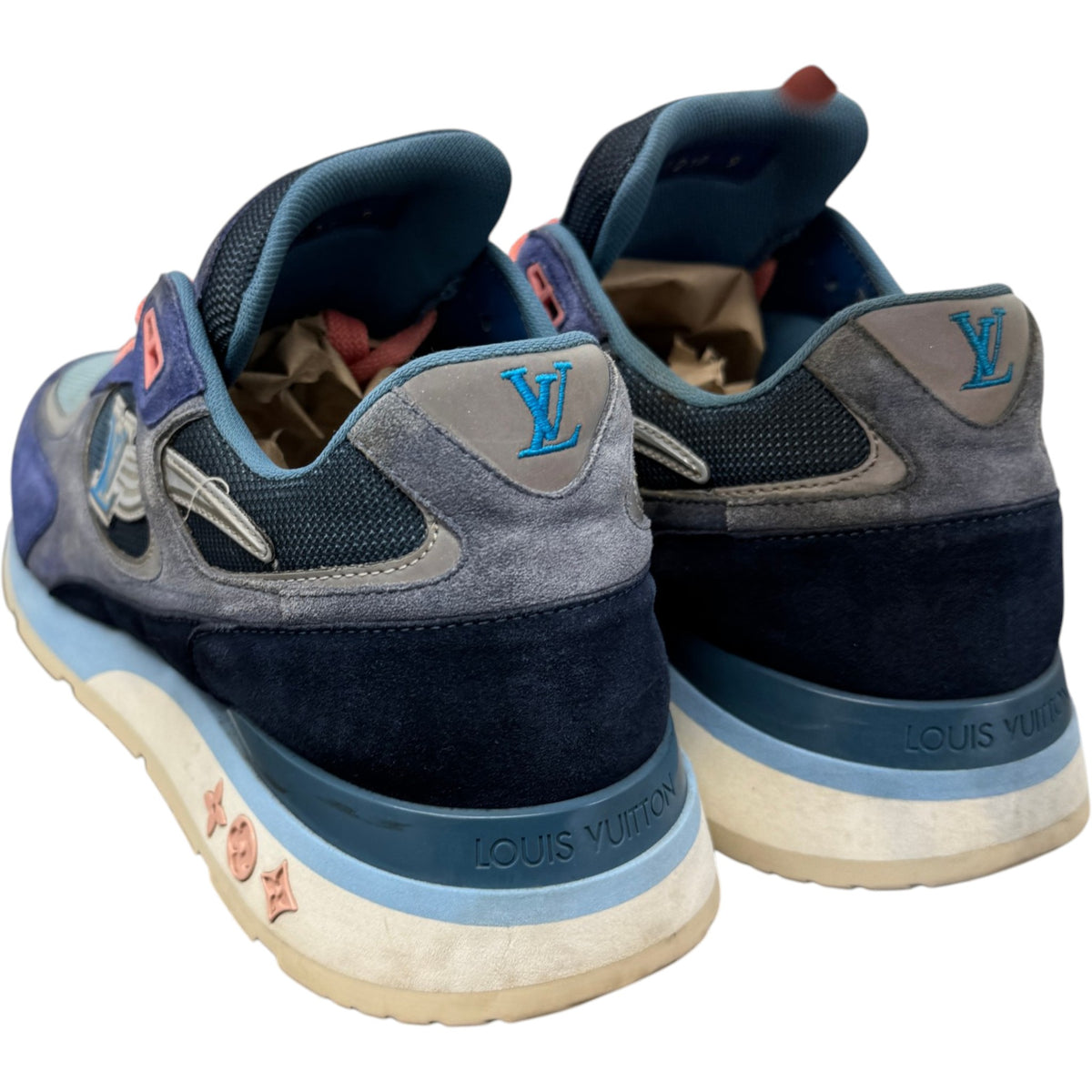 Men's Run Away Low Trainers Blue Size UK 9 / EU 43 - Photo 8