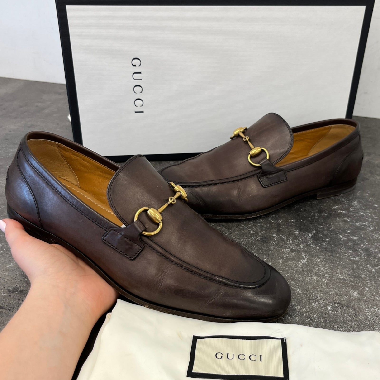Men's Jordan Hb Mocc Loafers Brown Size EU 40 / UK 6 - Photo 12