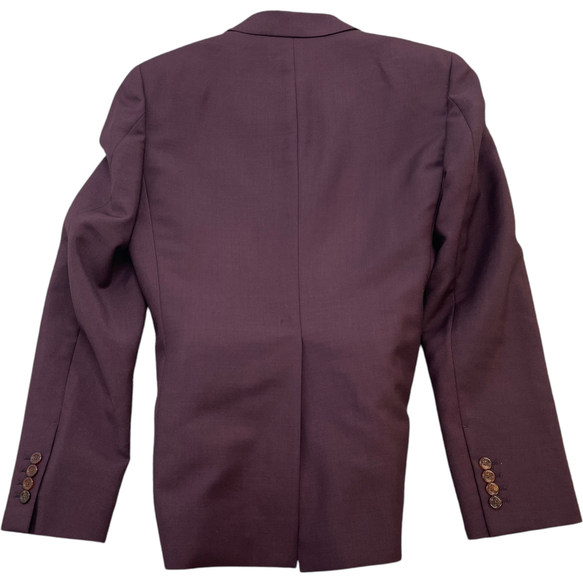 Men's Logo Patch Jacket Burgundy Size M - Photo 2