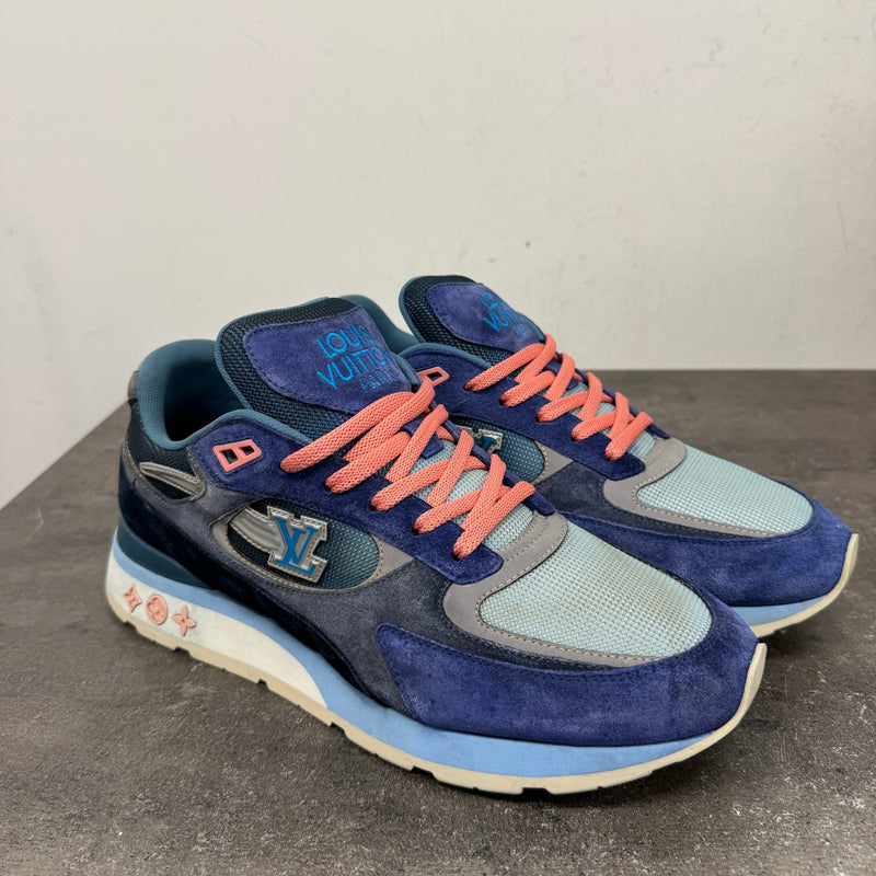 Men's Run Away Low Trainers Blue Size UK 9 / EU 43