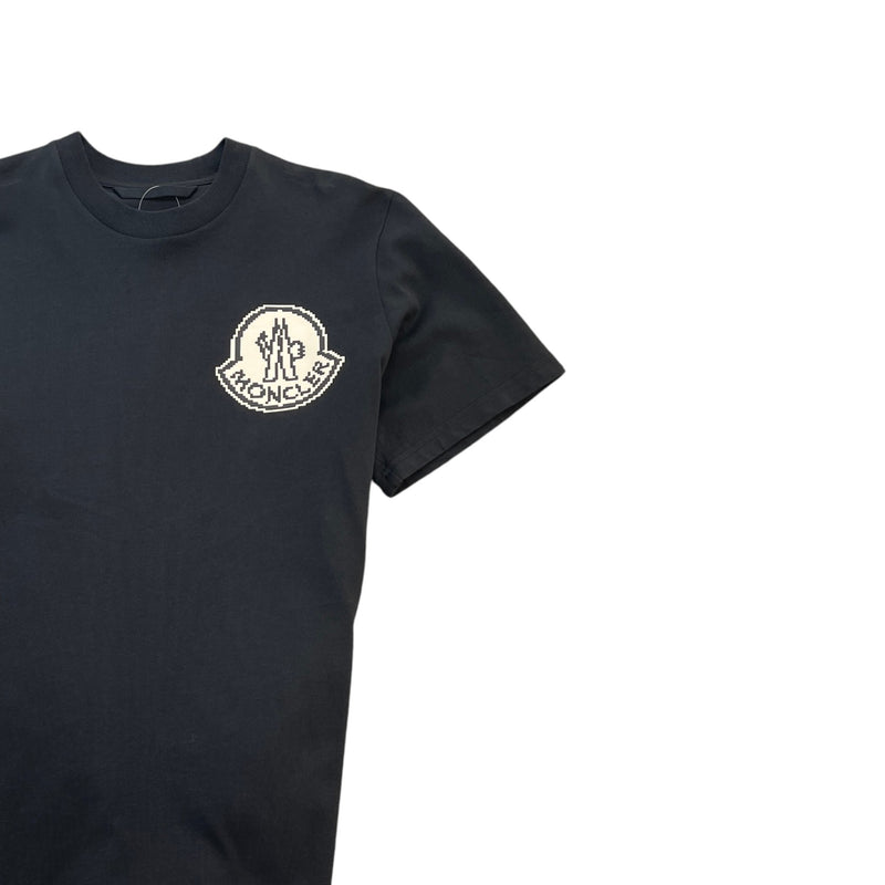 Men's Pixel Logo T-Shirt Black Size XS