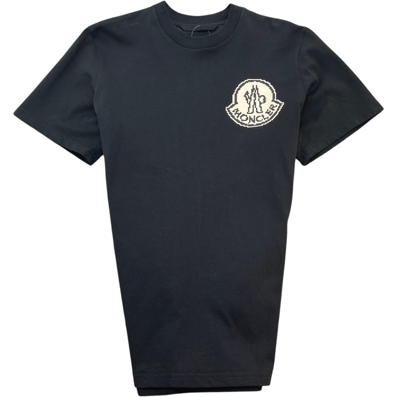 Men's Pixel Logo T-Shirt Black Size XS