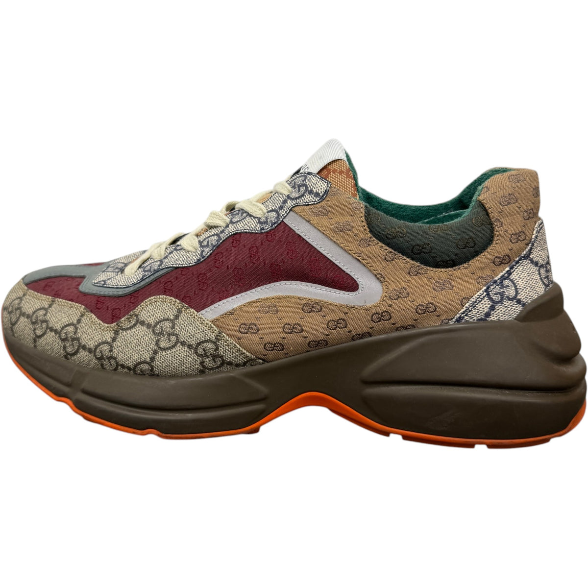 Men's Rhyton Low Trainers Brown Size UK 8.5 / EU 42.5 - Photo 4