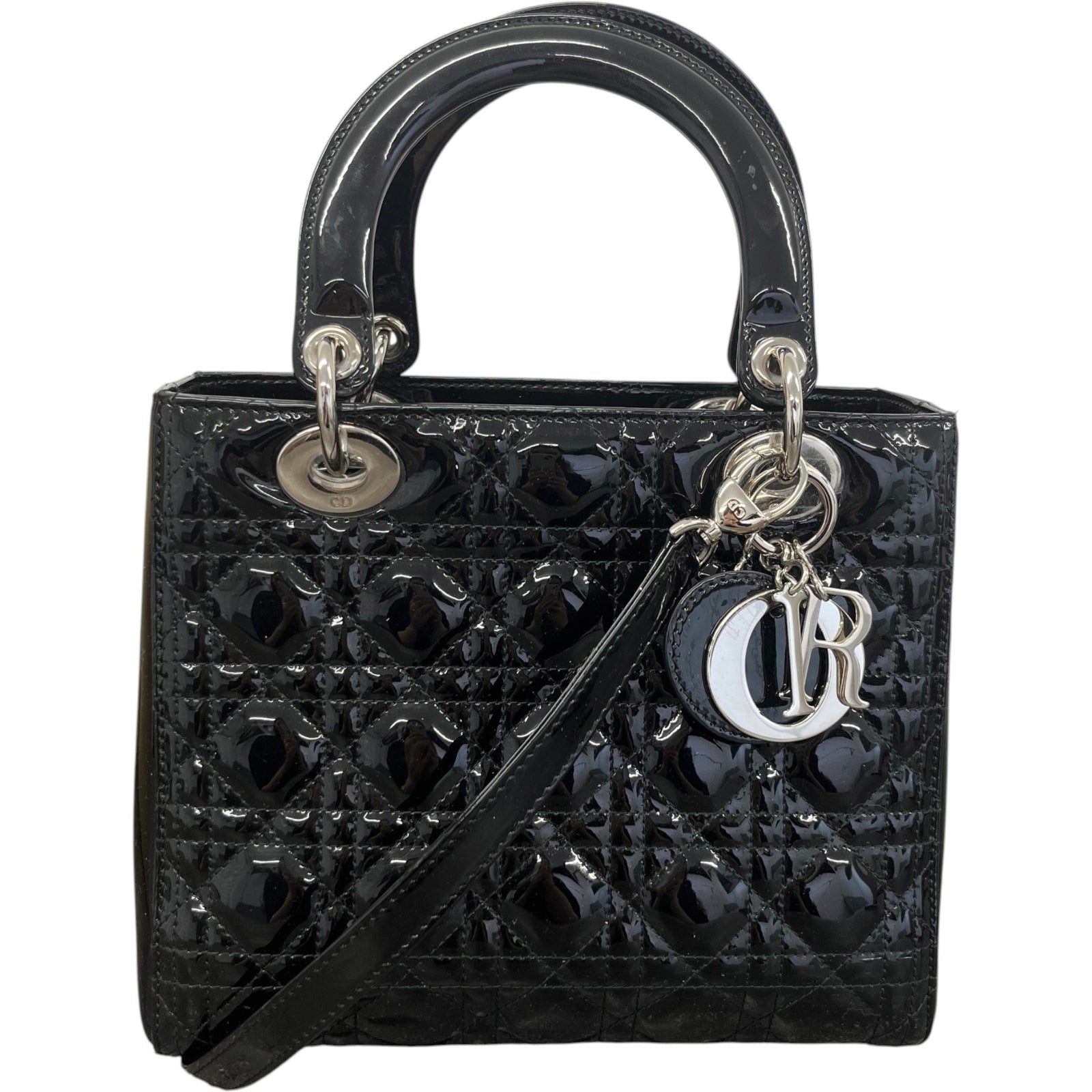 Women's Lady Dior Handbag Black - Photo 1