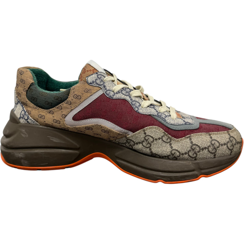 Men's Rhyton Low Trainers Brown Size UK 8.5 / EU 42.5