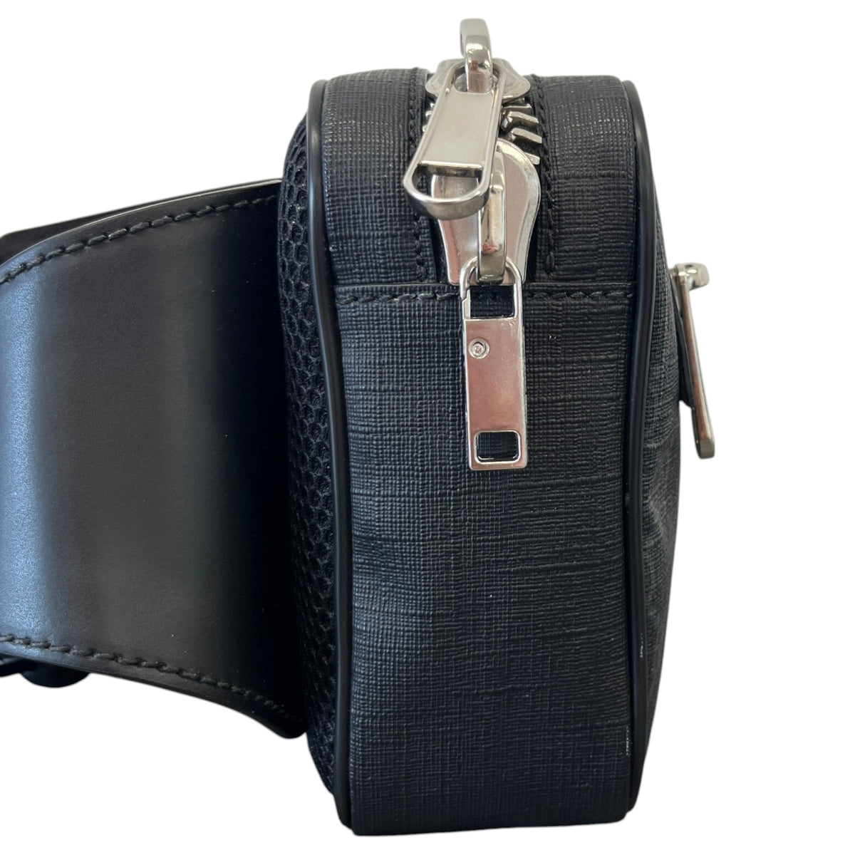 Men's GG Supreme Belt Bag Charcoal - Photo 6