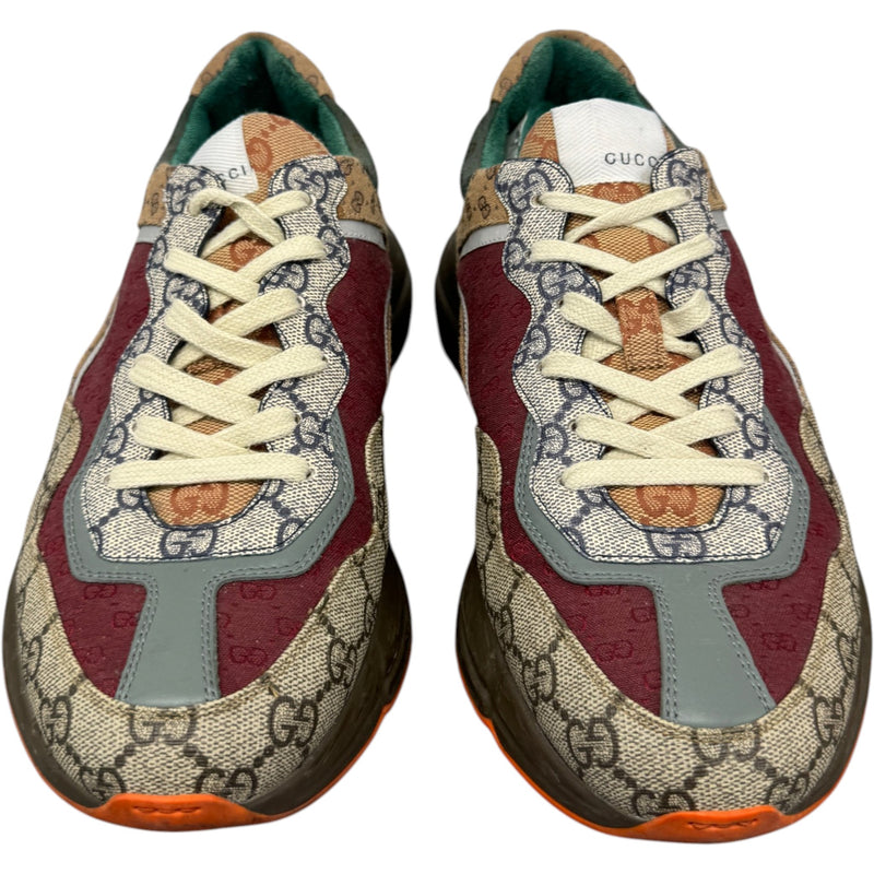 Men's Rhyton Low Trainers Brown Size UK 8.5 / EU 42.5