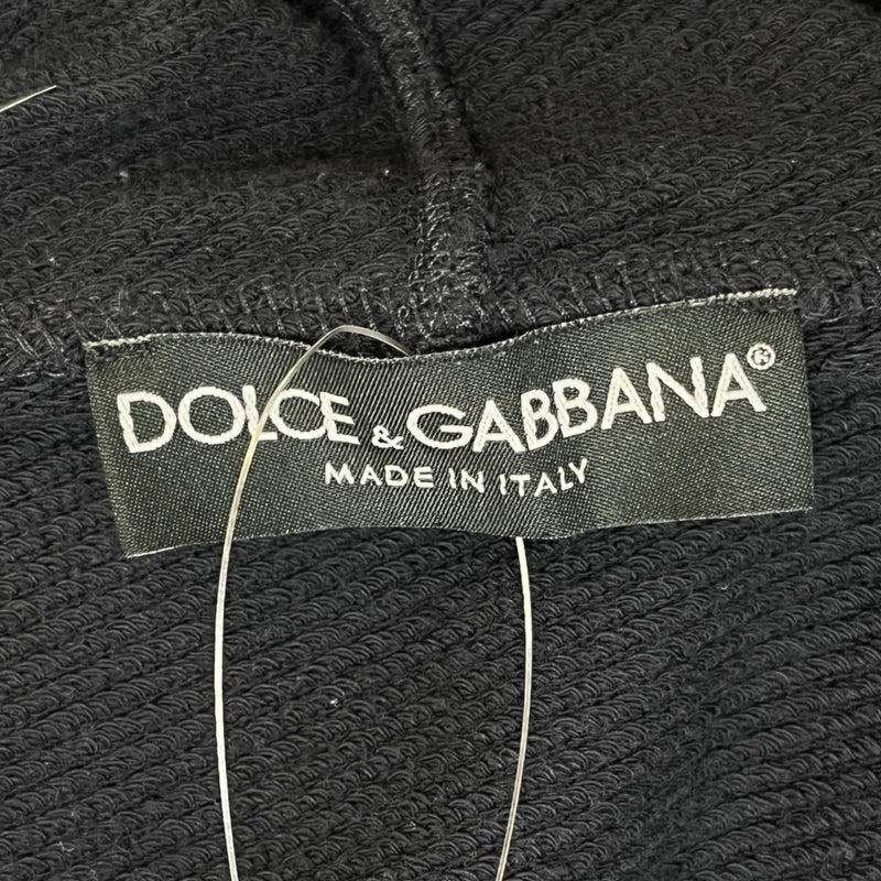 Men's Plaque Logo Hoodie Navy Size IT 46 / UK S