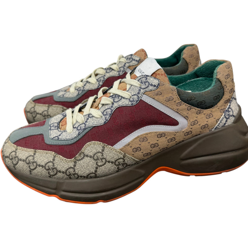 Men's Rhyton Low Trainers Brown Size UK 8.5 / EU 42.5