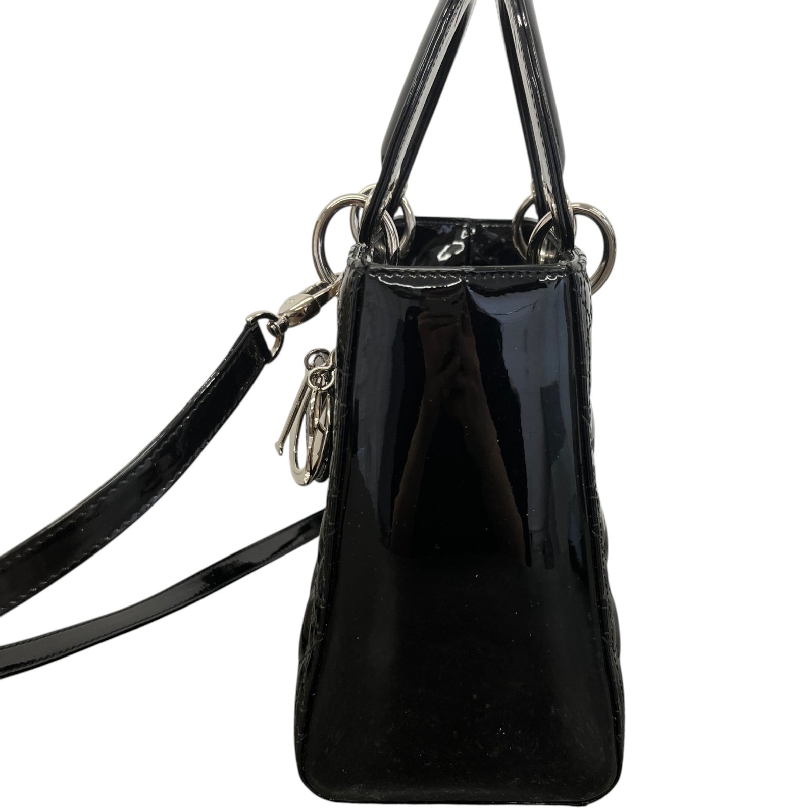 Women's Lady Dior Handbag Black - Photo 5