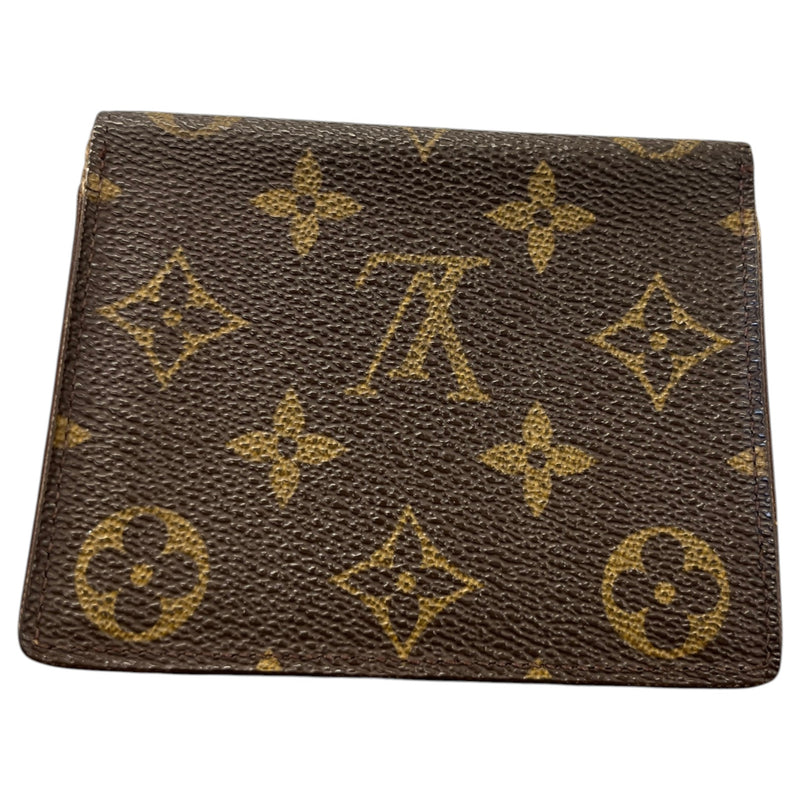 Women's Monogram Bifold Wallet Brown