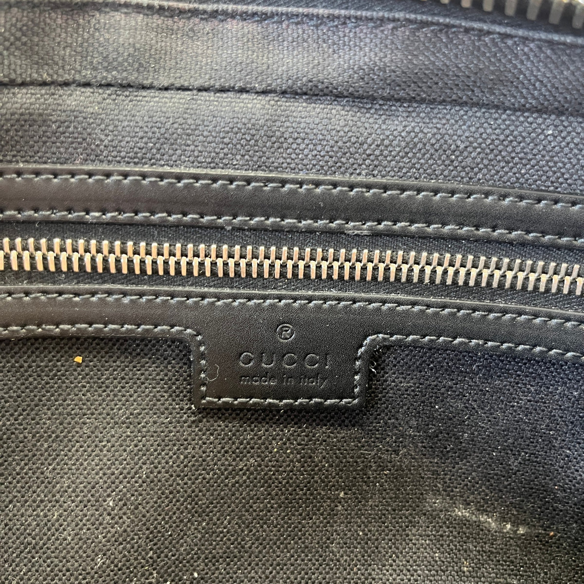 Men's GG Supreme Belt Bag Charcoal - Photo 10