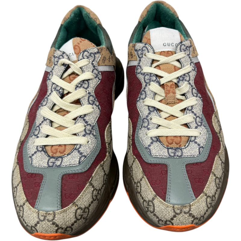 Men's Rhyton Low Trainers Brown Size UK 8.5 / EU 42.5