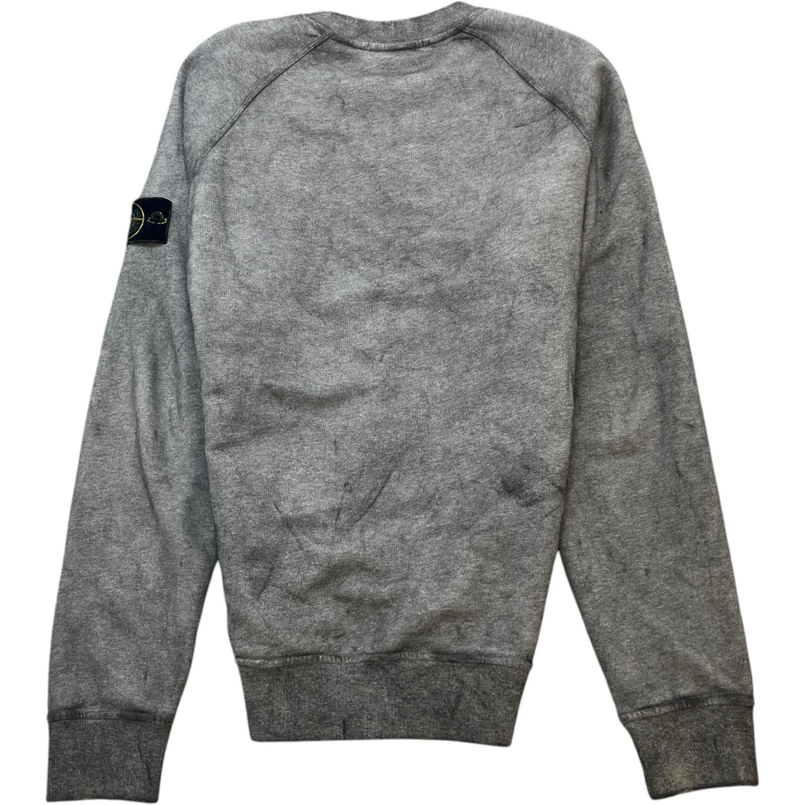 Men's Applique Logo Set Sweatshirt Grey Size M - Photo 3