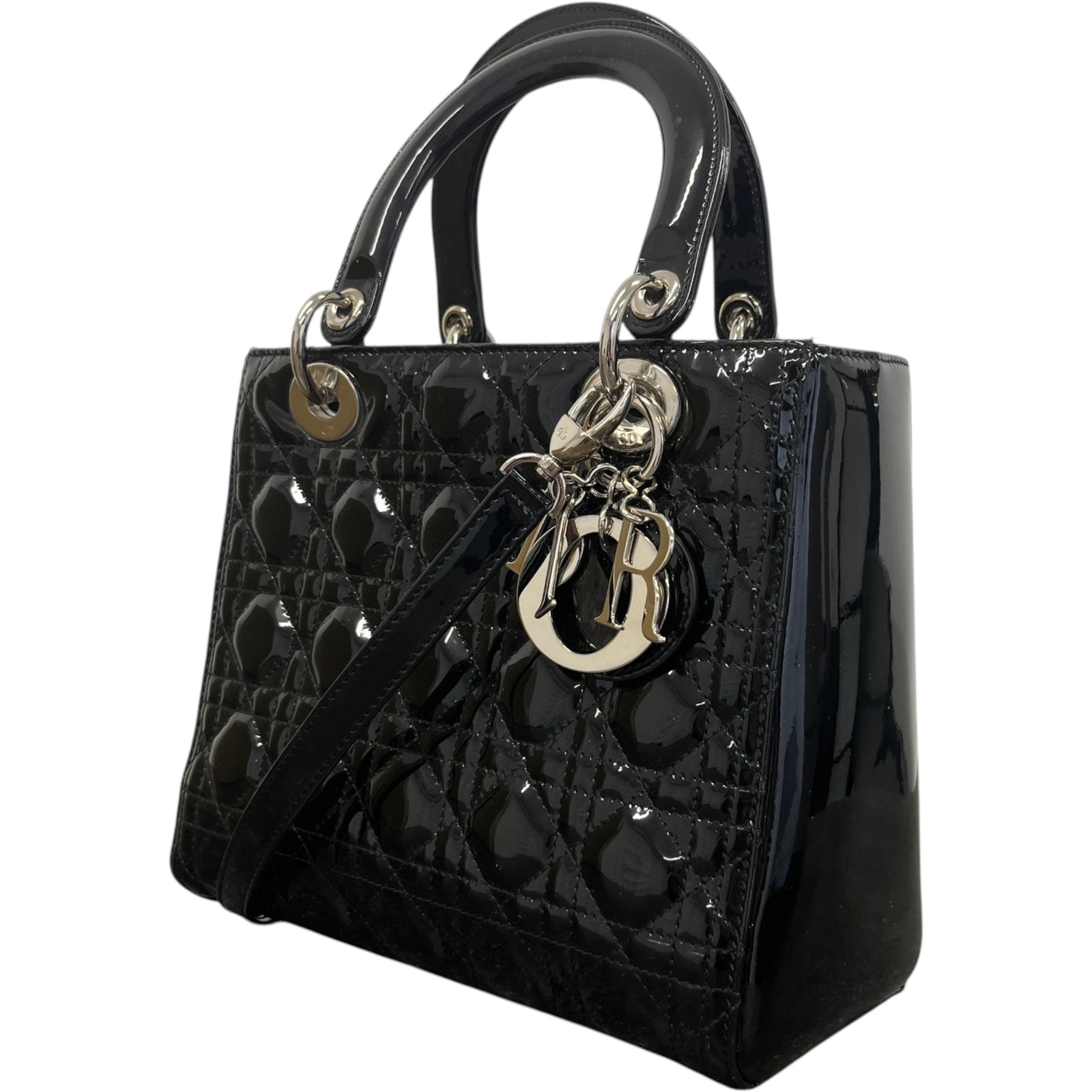 Women's Lady Dior Handbag Black - Photo 10
