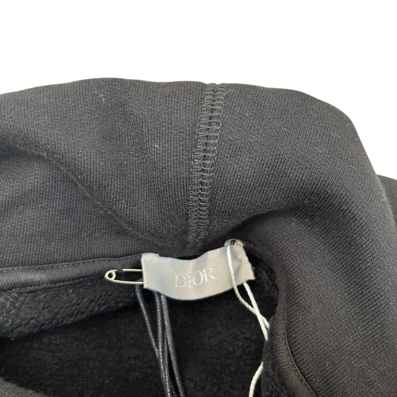 Men's X Peter Doig Embroidered Logo Hoodie Black Size XXS