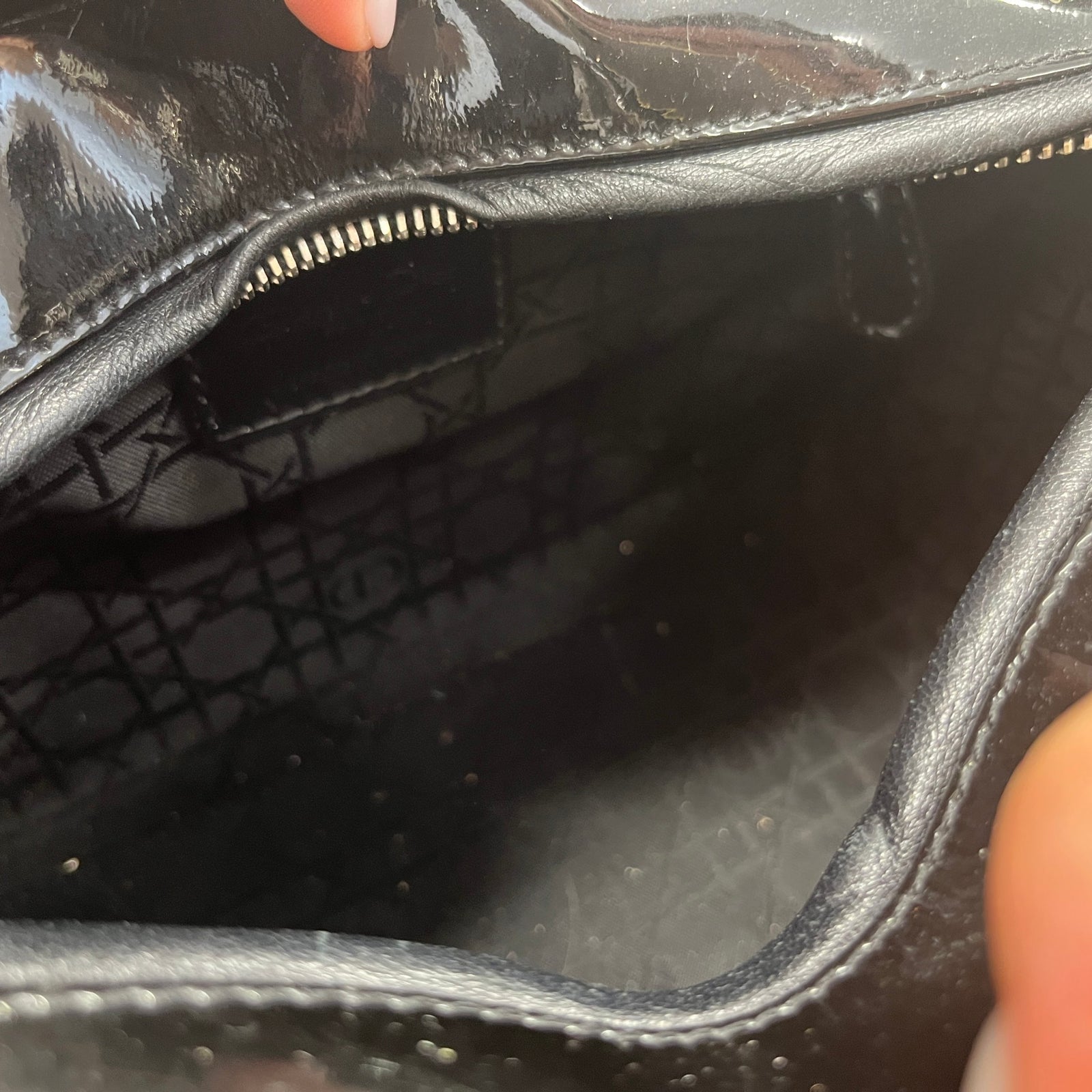 Women's Lady Dior Handbag Black - Photo 12